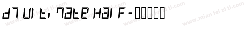 D7 Ultimate Half字体转换